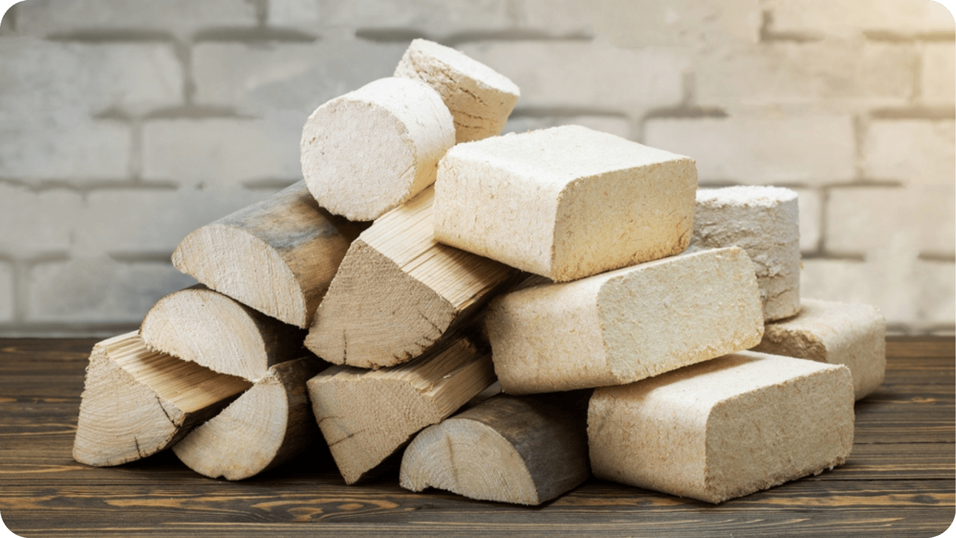 Tas de briquettes