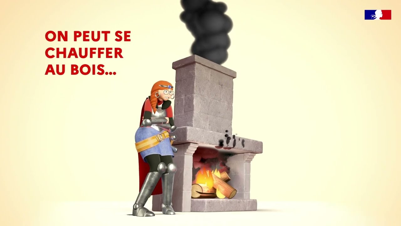 Miniature de la vidéo youtube de l'ADEME sur Conseil pour bien se chauffer au bois : Bien gérer son feu